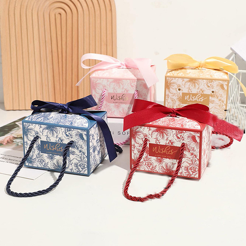 Food Or Snacks - 25/50Pcs Wishes Candy Box With Handle