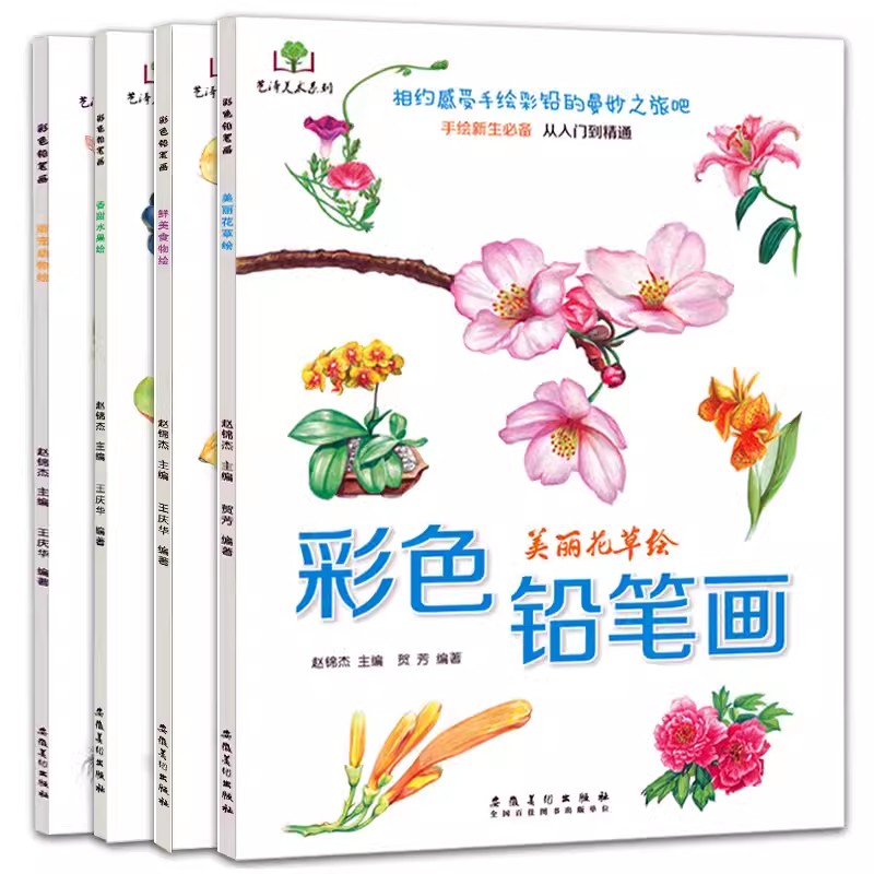 Food And Snacks Coloring Book Bold And Easy - Color Pencil Flowers, Food, Fruit, Animal