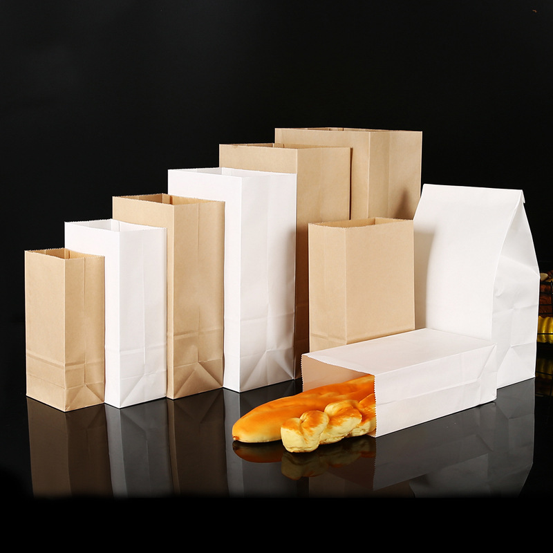 25/50pcs Brown Kraft Paper Bag - Food Or Snacks review and price