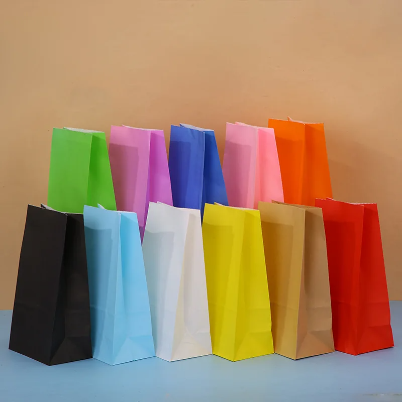 10/20/50pcs Colorful Kraft Pap - Food Or Snacks review and price