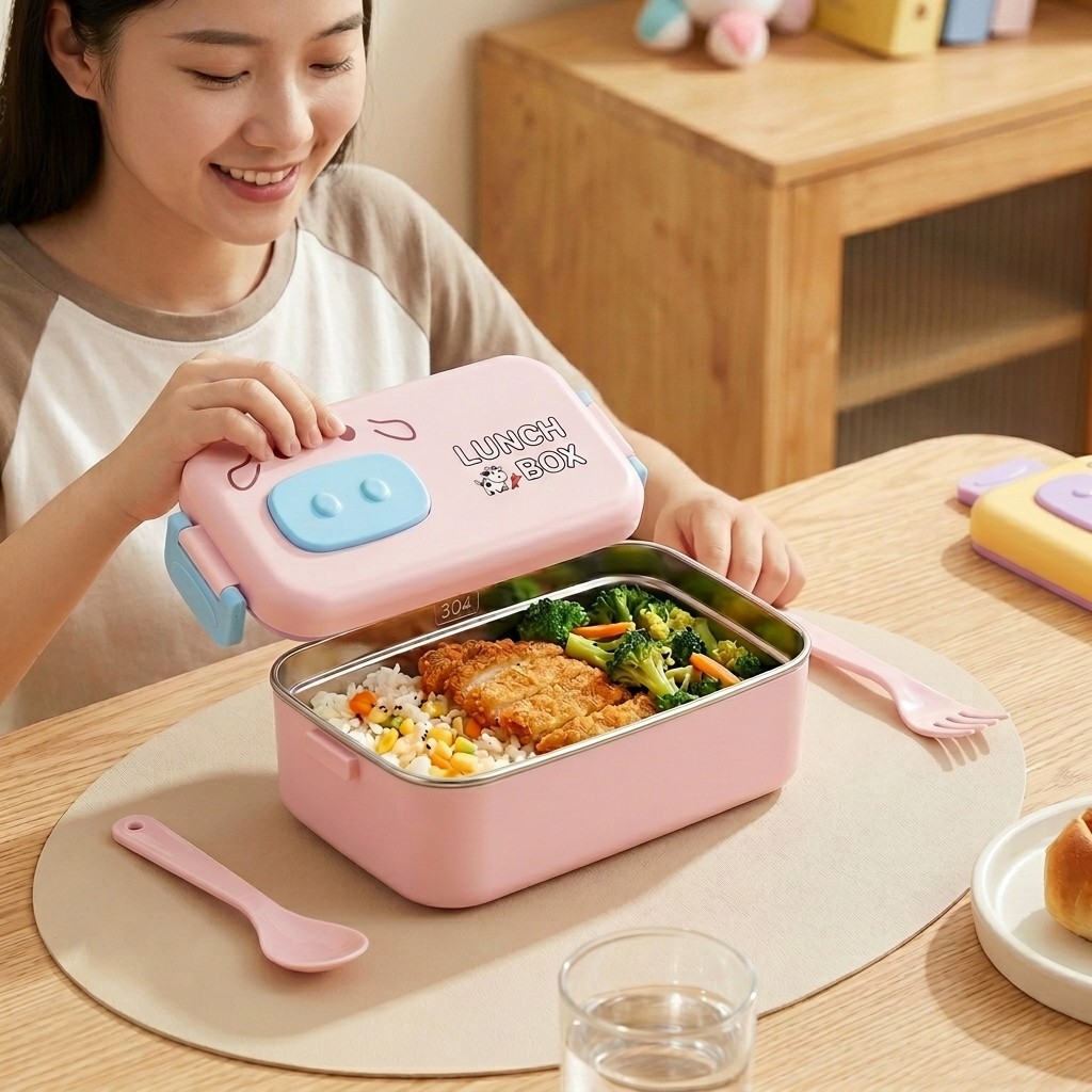 304 Stainless Steel Bento Box  - Food Or Snacks review and price