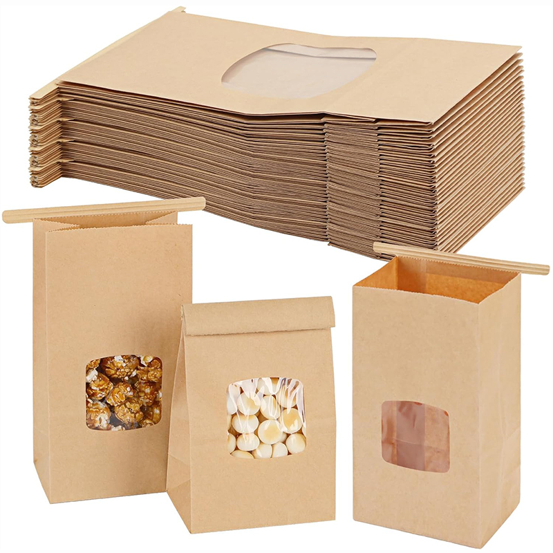 10Pcs Bakery Bags, Window Seal - Food Like Snacks review and price