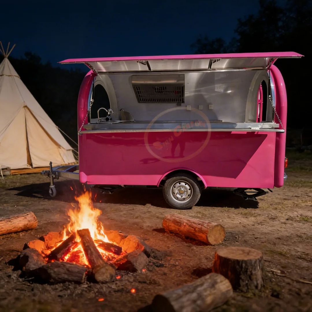 Customizable Fiberglass Mobile - Food Snacks Business review and price