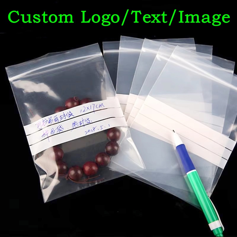200PCS PE Clear Plastic Writin - Food Like Snacks review and price