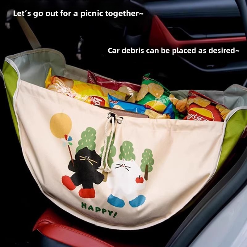 Large Capacity Car Storage Bag - Food And Snacks For Picnic review and price