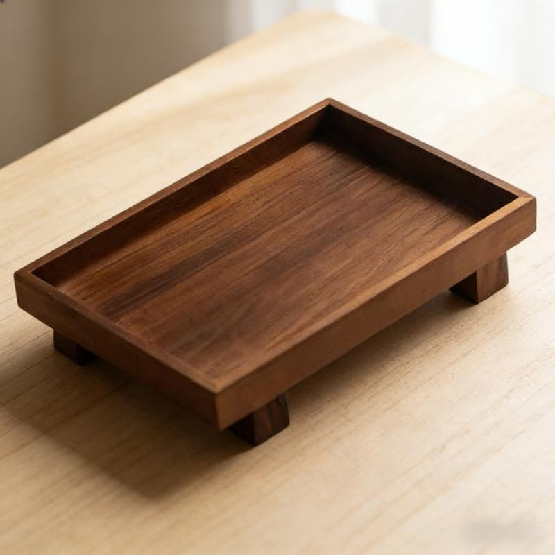* Tableware Solid Walnut Woode - Food Like Snacks review and price