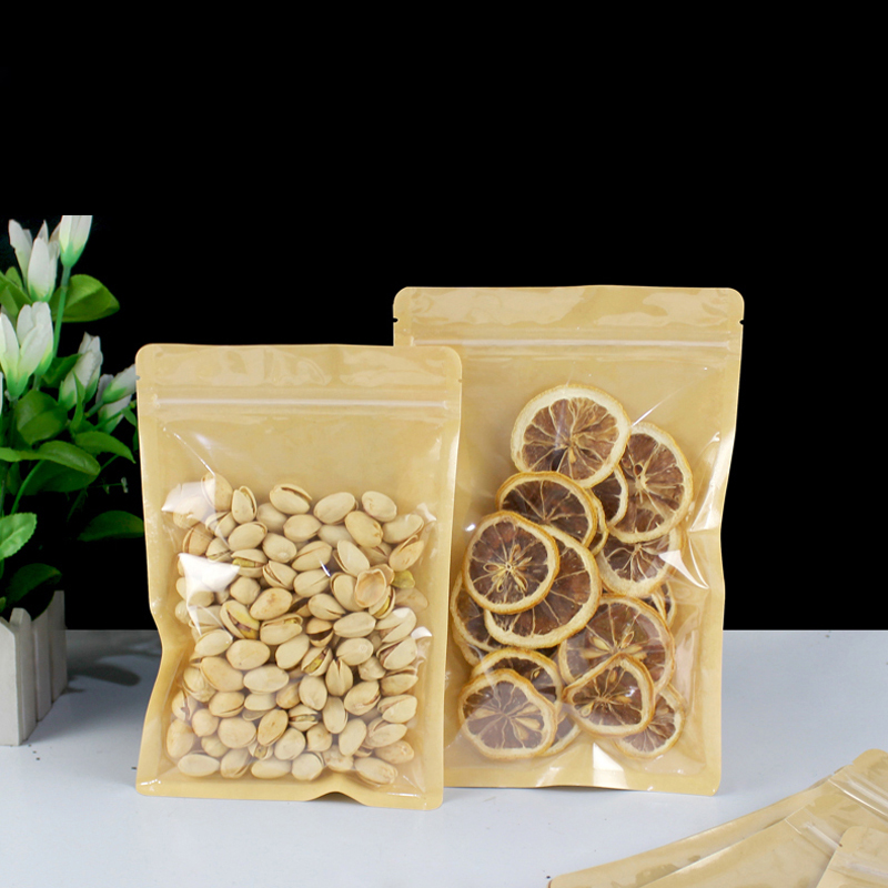 Brown One Side Clear Resealabl - Food Like Snacks review and price