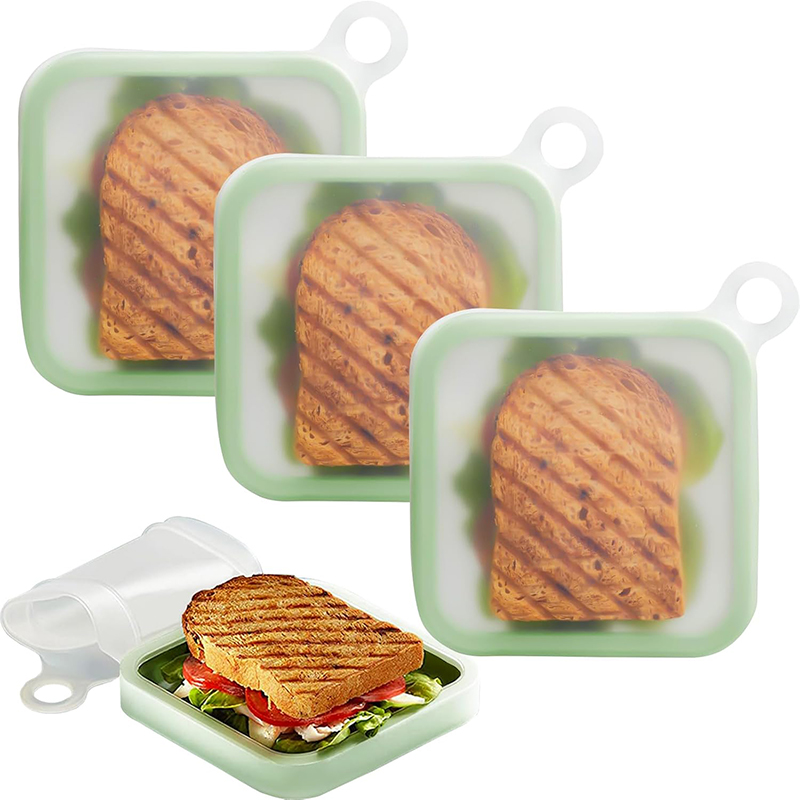 Silicone Sandwich Toast Bento  - Food Or Snacks review and price