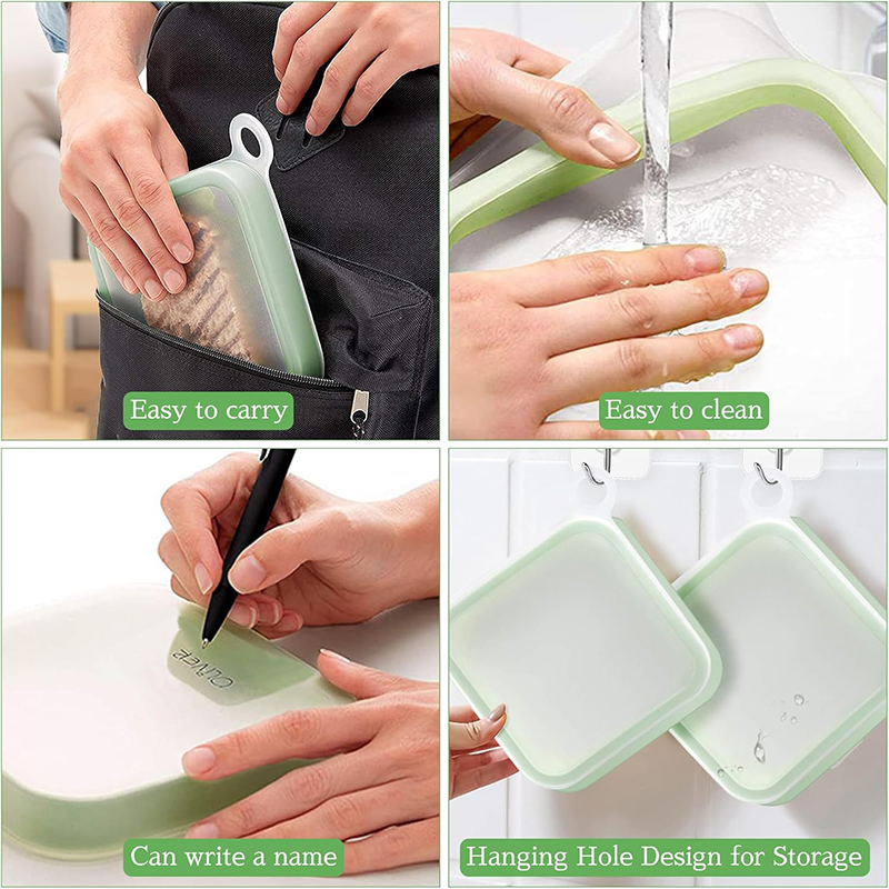 Silicone Sandwich Toast Bento  - Food Or Snacks review and price